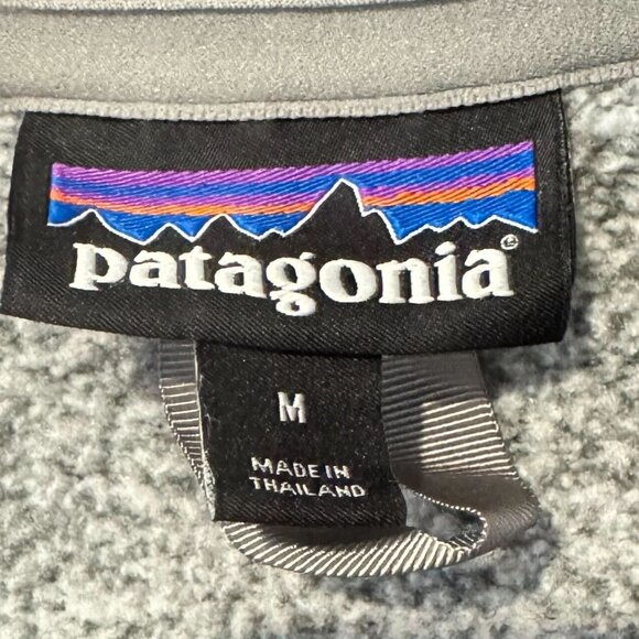 Wayfair Branded Grey Quarter Zip Patagonia Pullover - Size‎ Medium - Picture 2 of 5